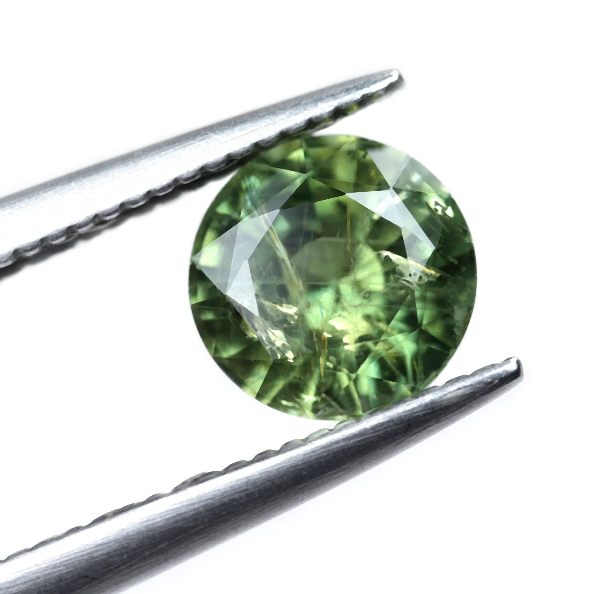 1.12ct Certified Natural Green Sapphire