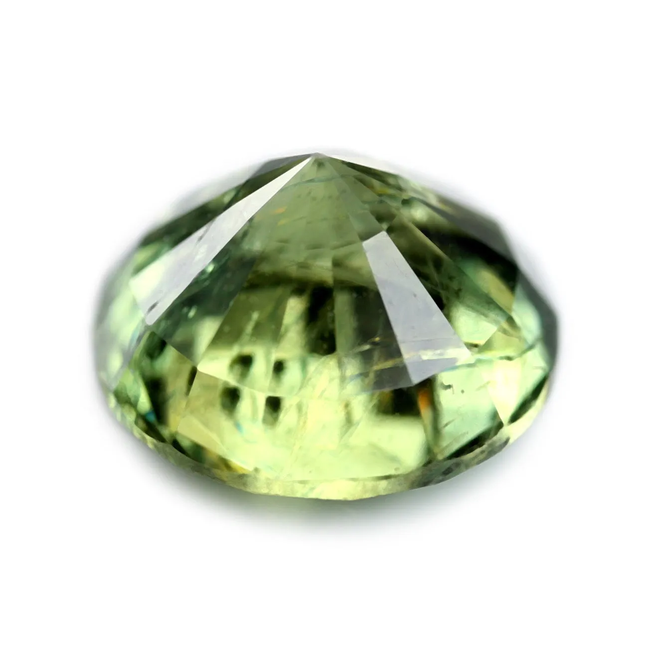 1.12ct Certified Natural Green Sapphire
