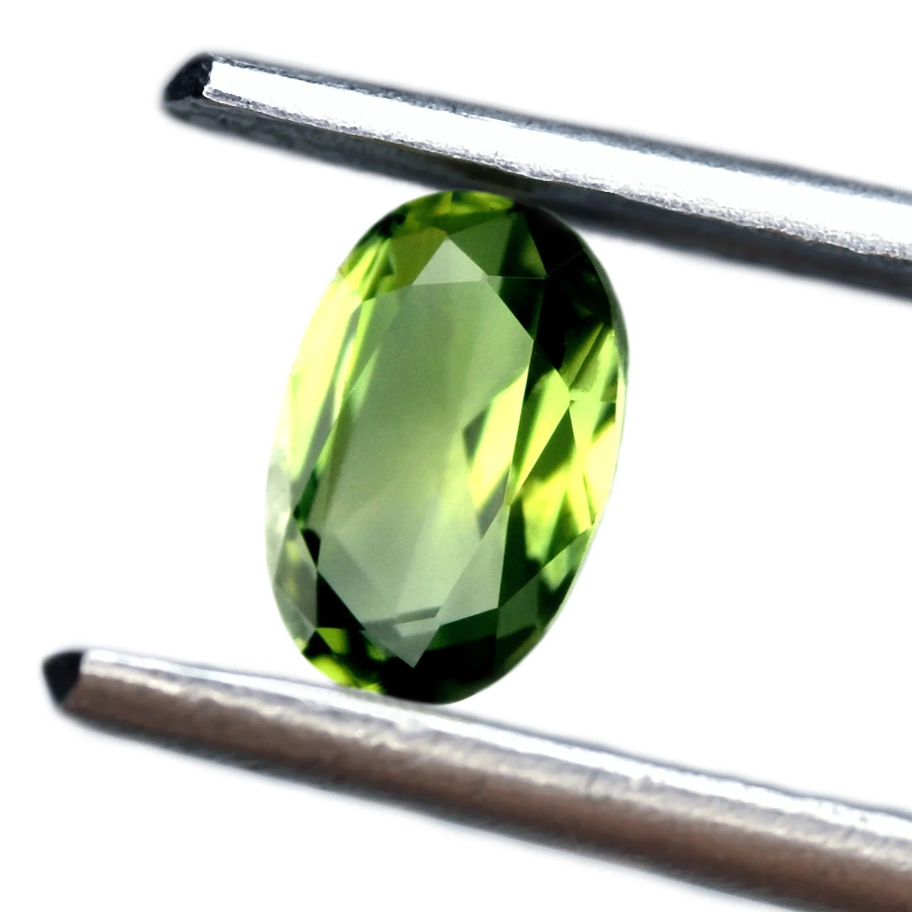 1.14ct Certified Natural Green Sapphire Matching Pair