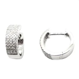 11mm Diamond Earrings CE36W
