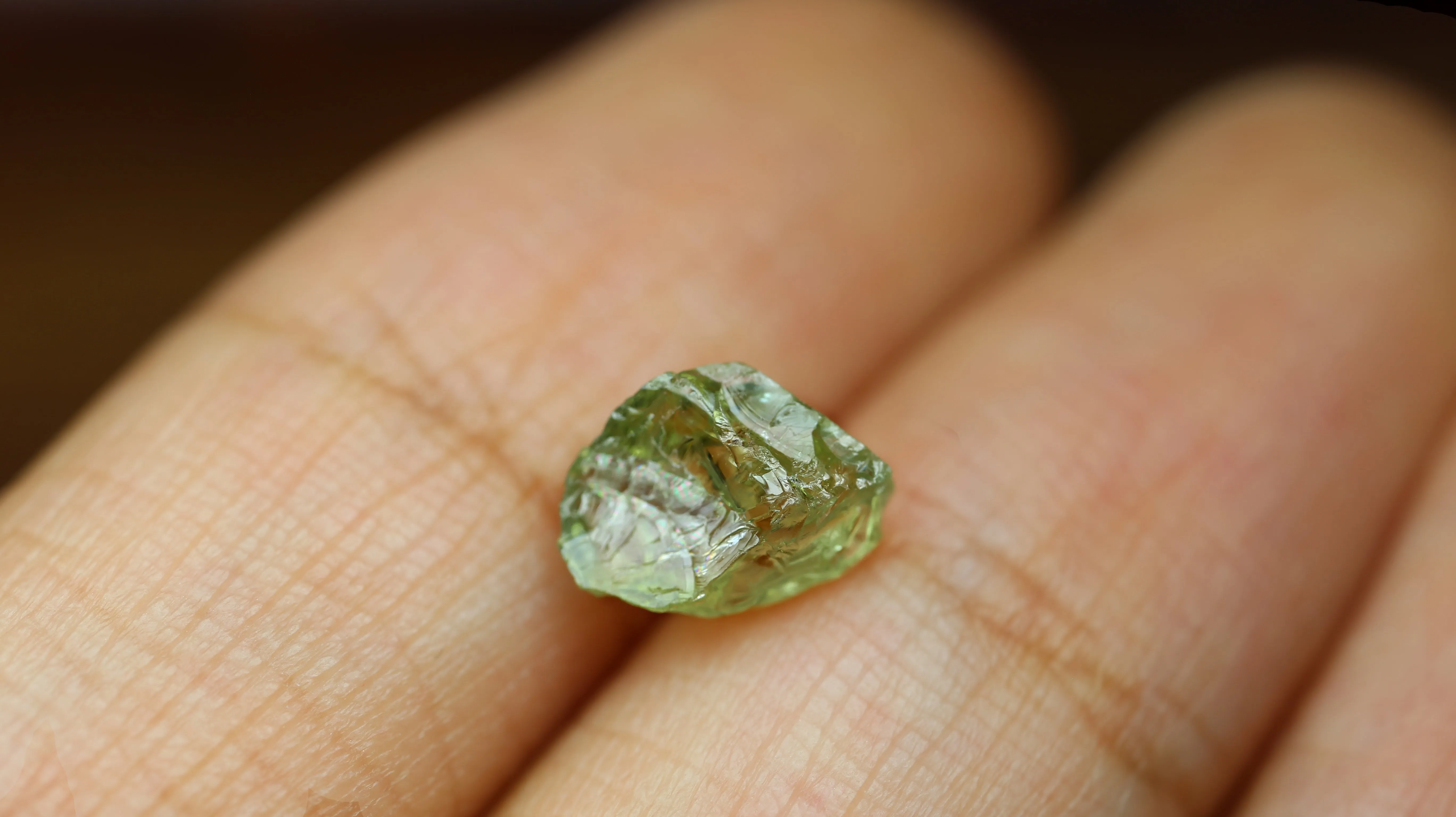 1.30ct Certified Natural Green Sapphire