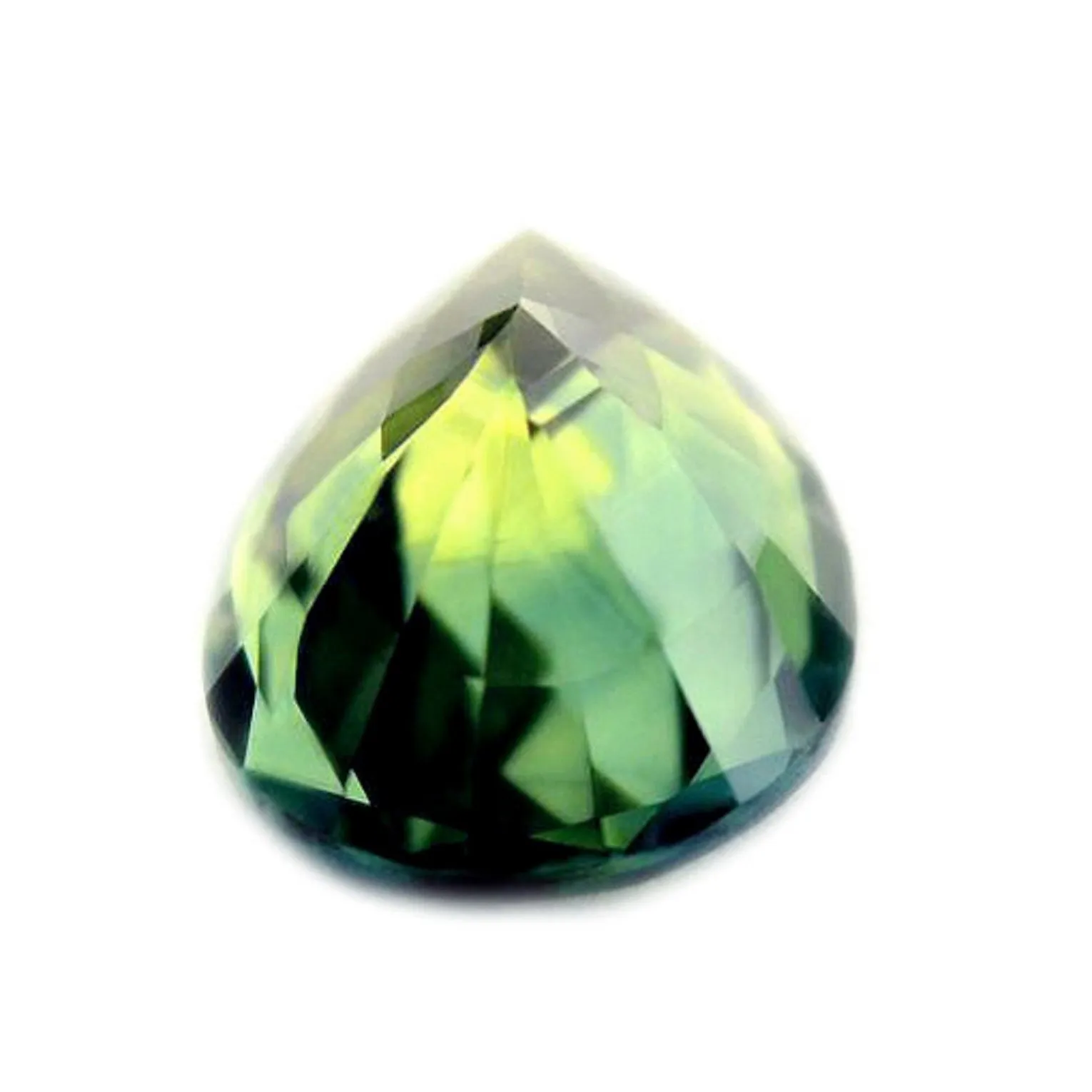 1.34ct Certified Natural Green Sapphire