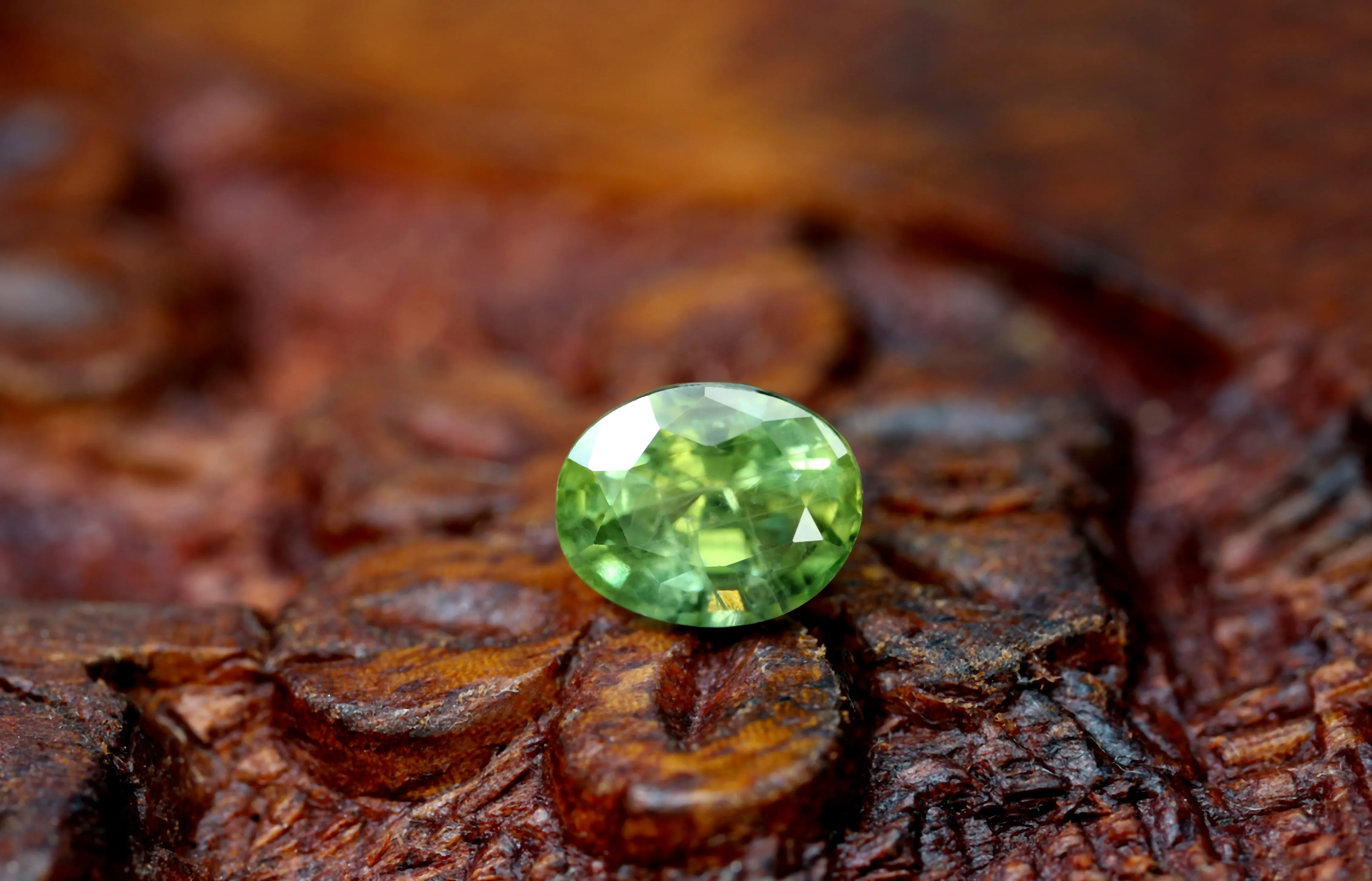 1.34ct Certified Natural Green Sapphire