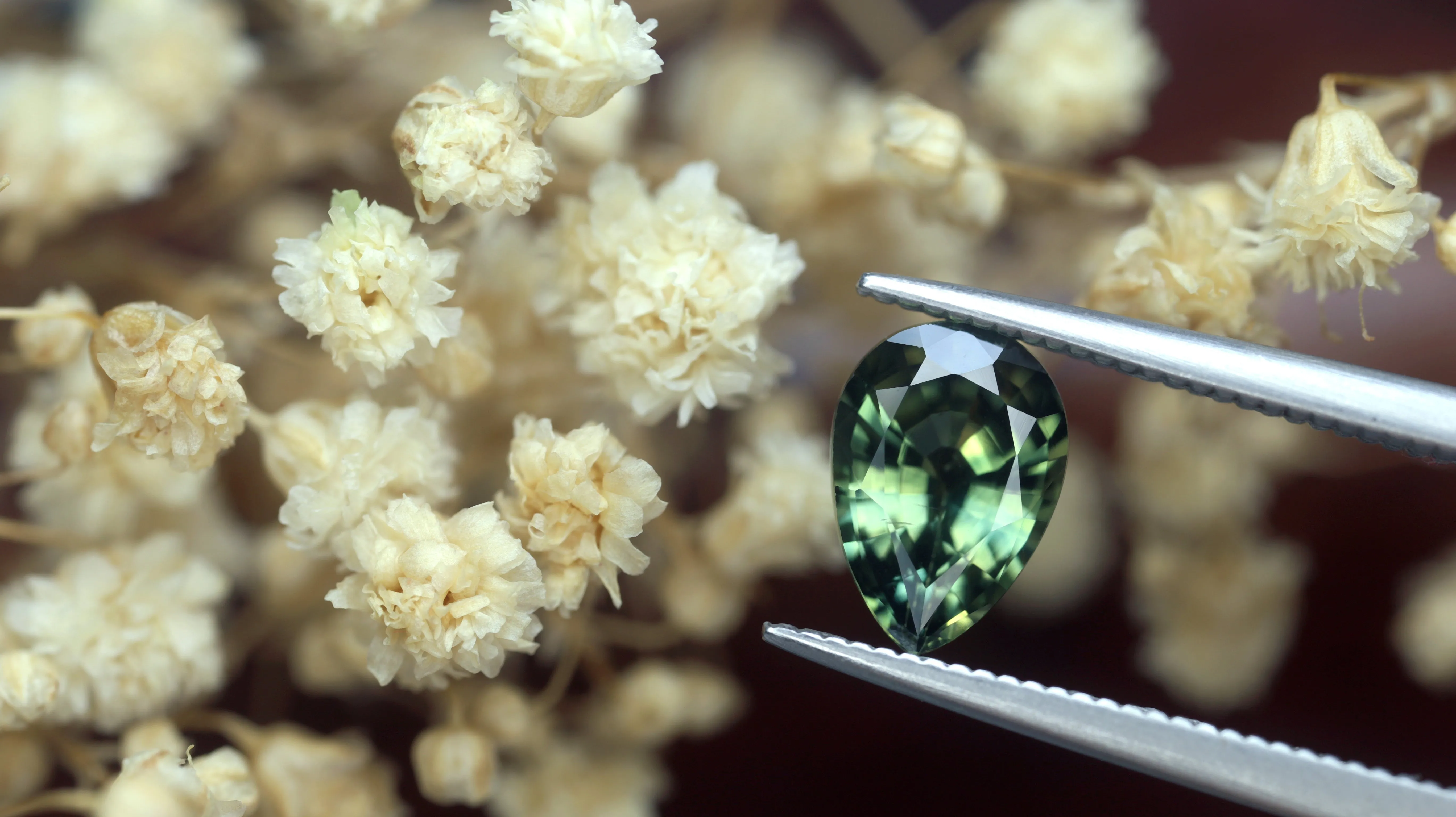 1.34ct Certified Natural Green Sapphire