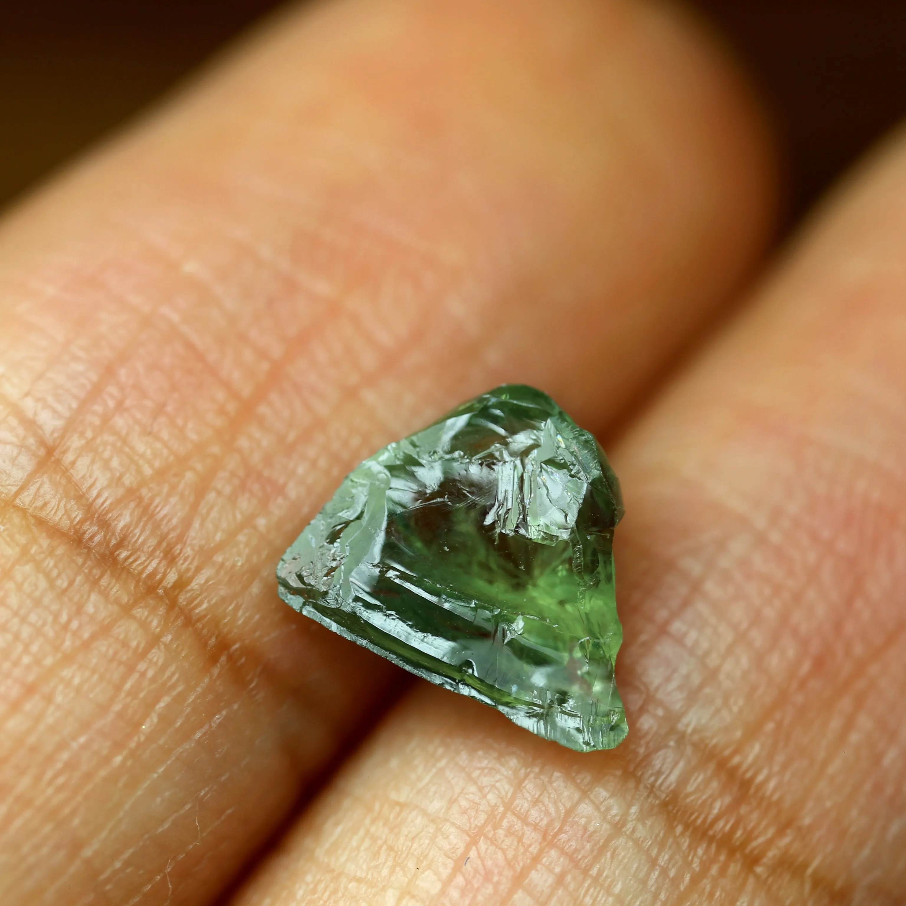 1.36ct Certified Natural Green Sapphire
