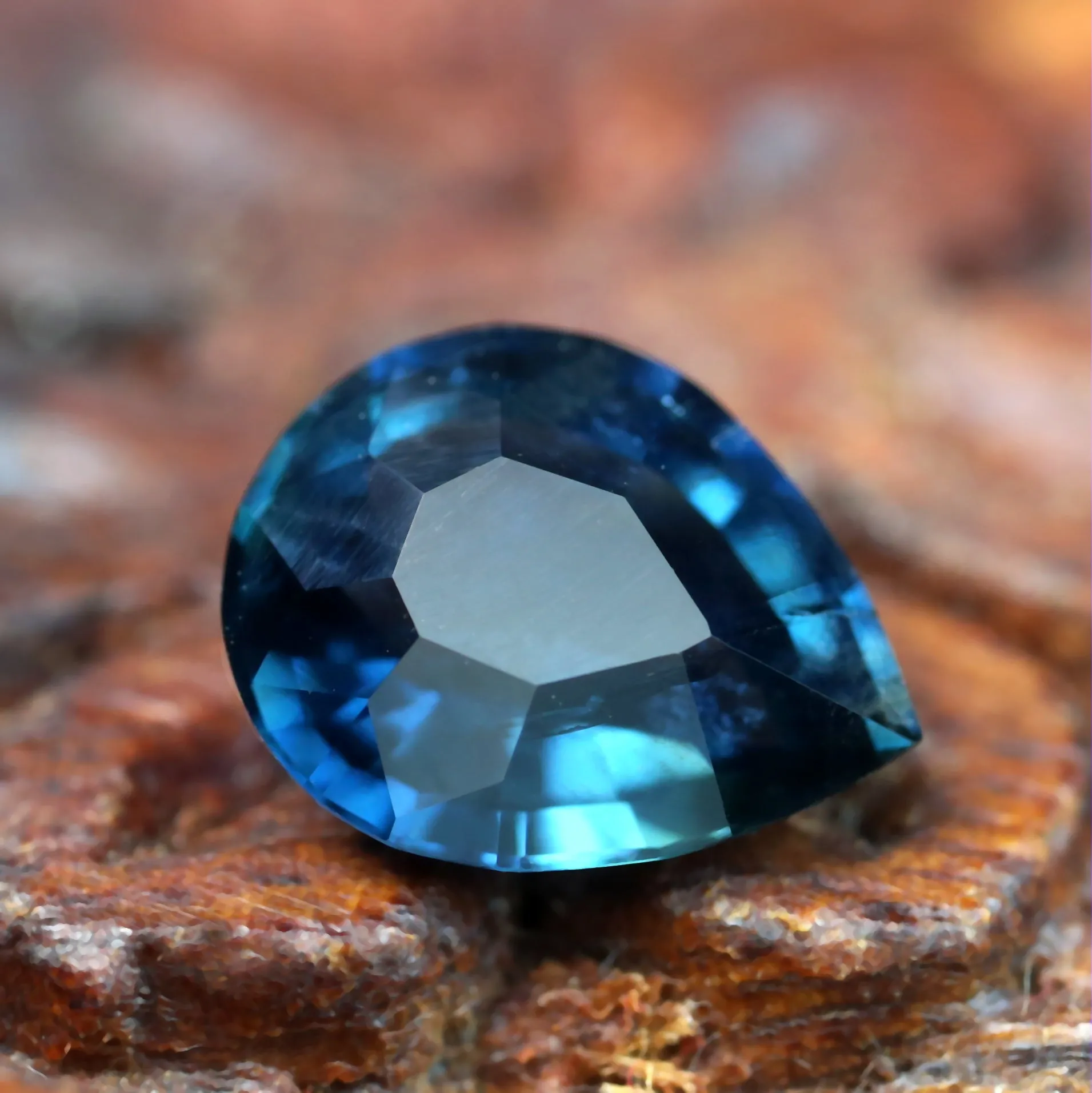 1.38ct Certified Natural Blue Sapphire