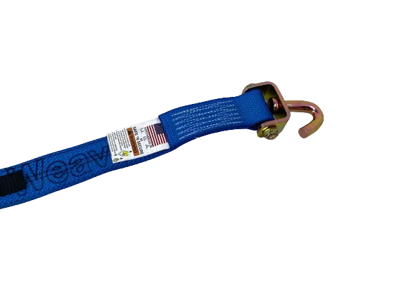 14 Feet Diamond Weave Replacement Wheel Strap with Rubber Cleats (Swivel J)