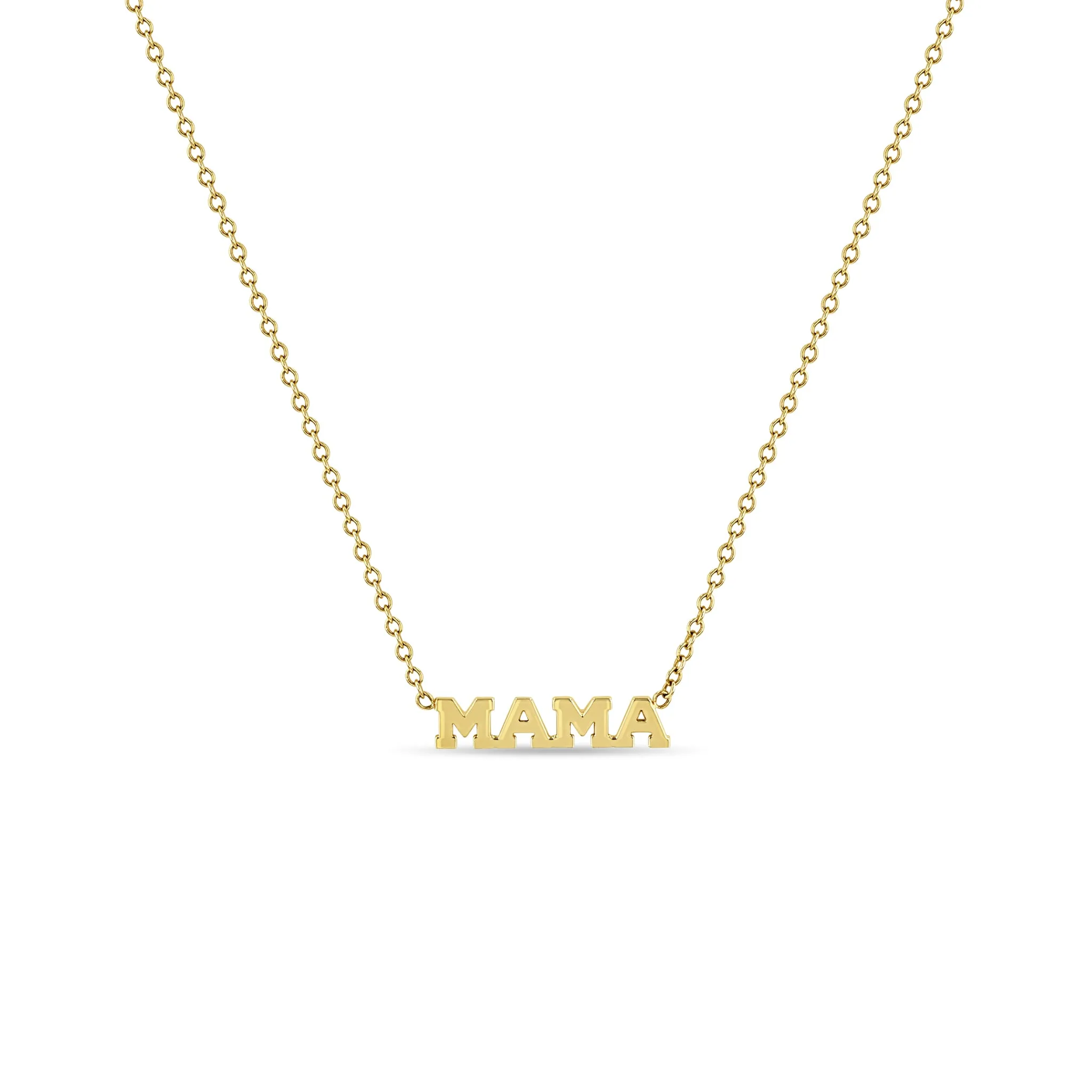 14k Itty Bitty MAMA Necklace