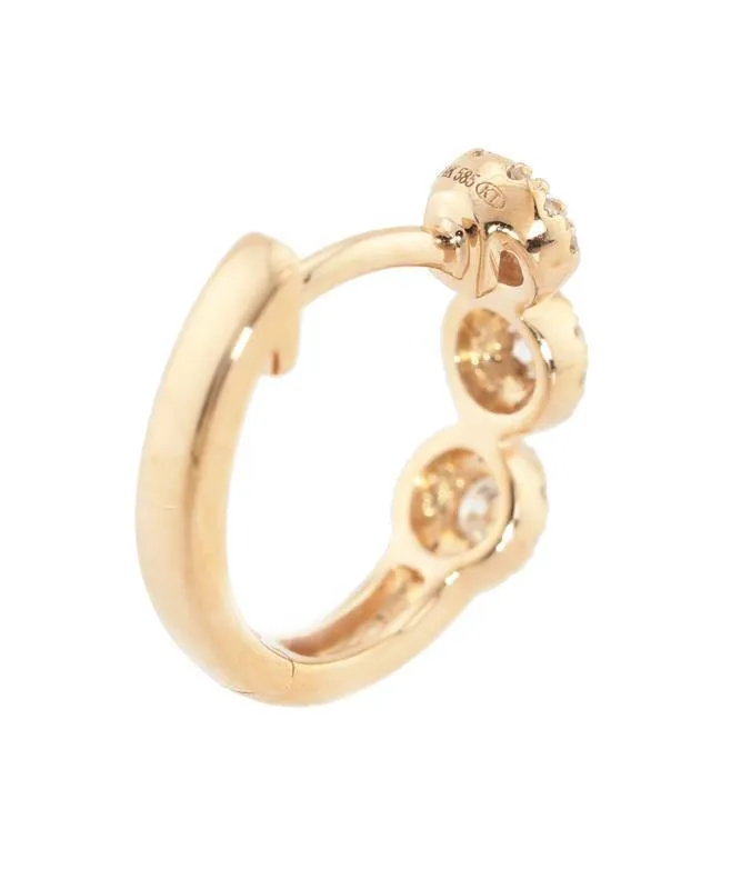 14mm Diamond Earrings CE14