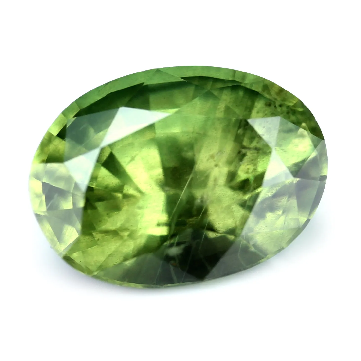 1.55ct Certified Natural Green Sapphire