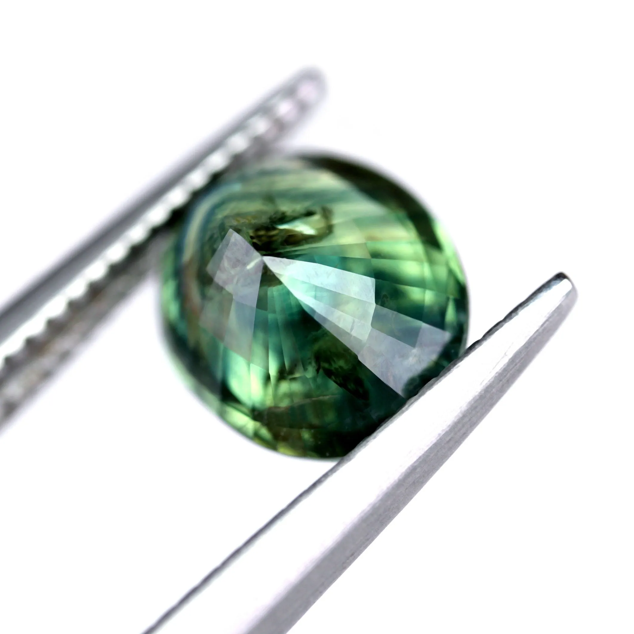 1.66ct Certified Natural Green Sapphire