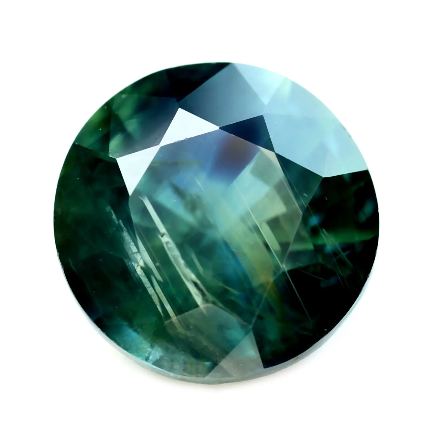 1.71ct Certified Natural Teal Sapphire