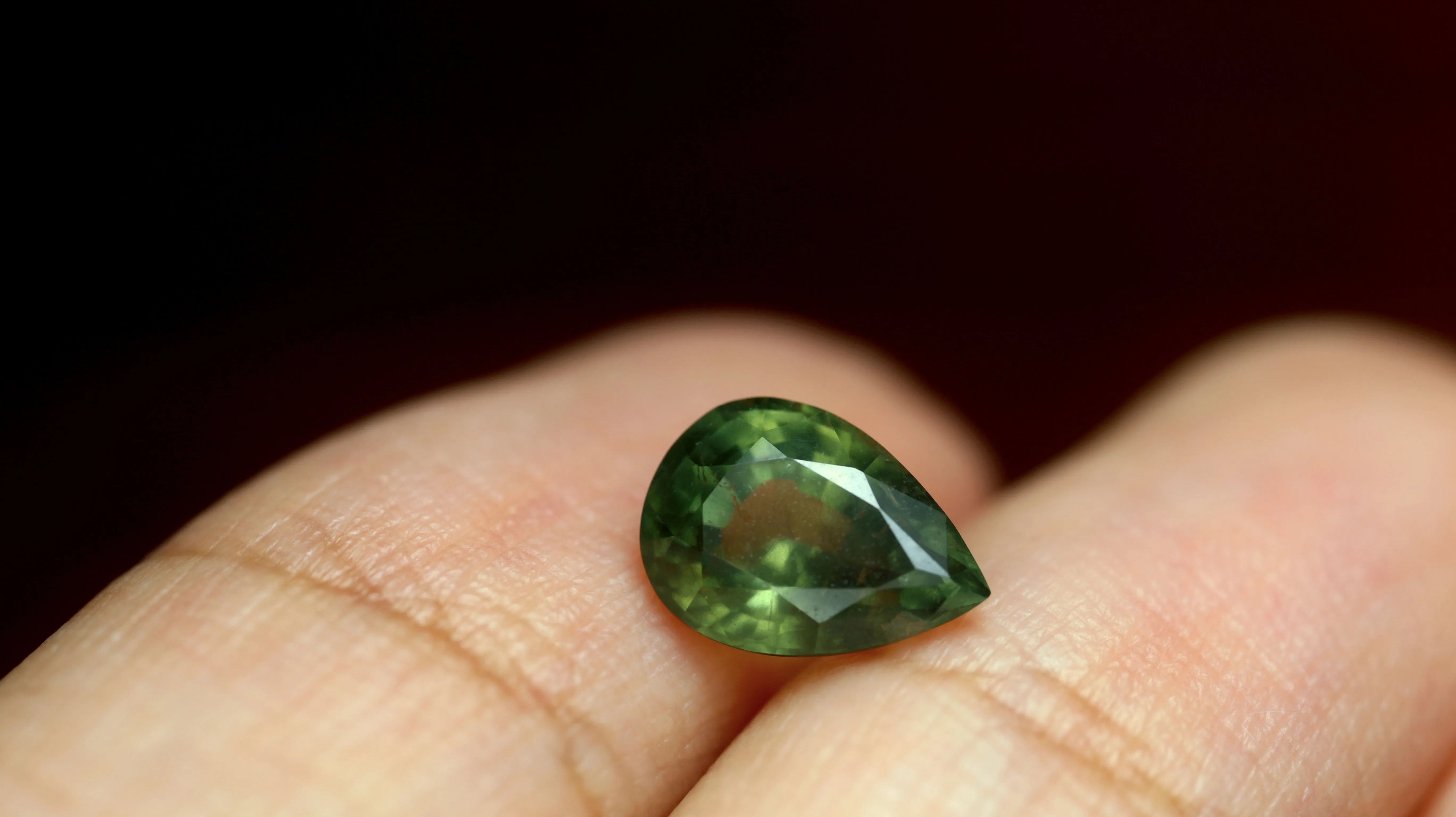 1.83ct Certified Natural Green Sapphire