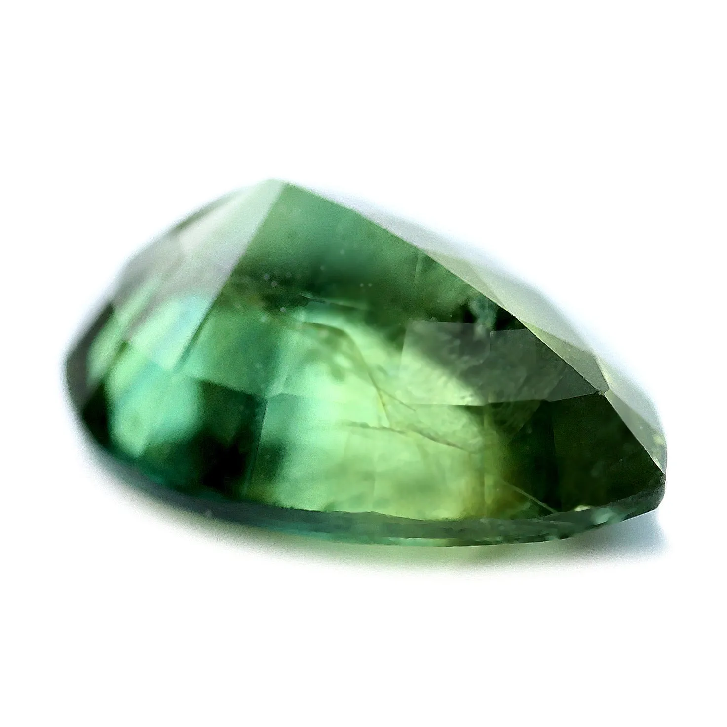 1.86ct Certified Natural Green Sapphire