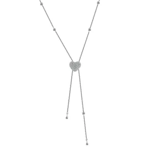 18k Gold Heart Necklace ( Adjustable )