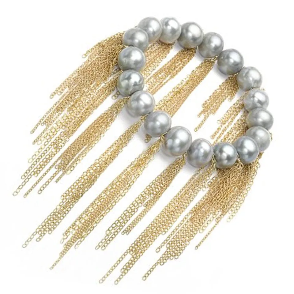18k Silver Fringe Bracelet