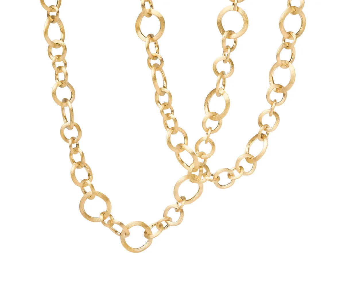 18K Yellow Gold Convertible Link Necklace