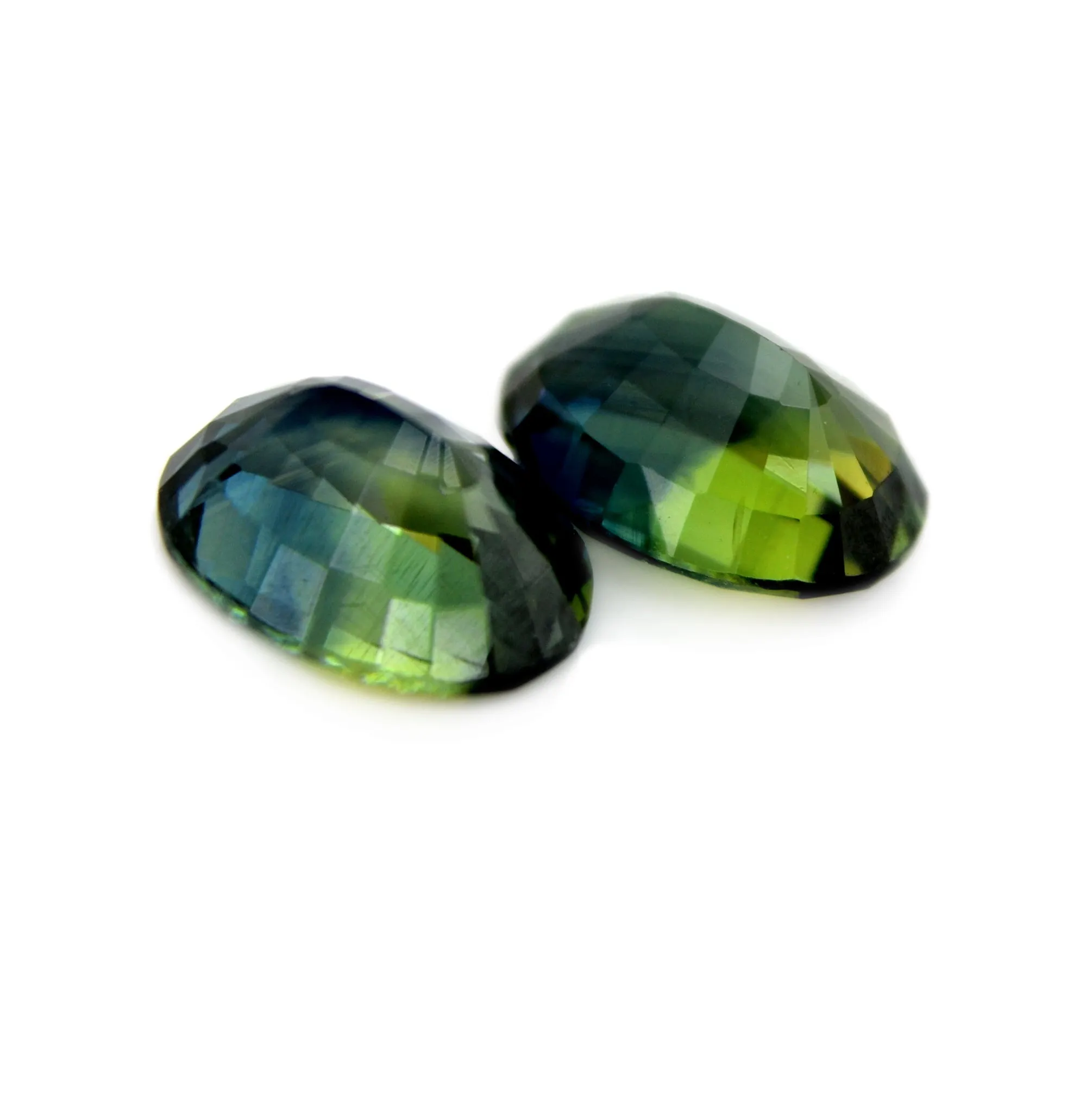 1.94ct Certified Natural Multicolor sapphire Pair
