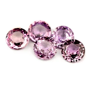 2.04 ct Certified Natural Pink Sapphires Set