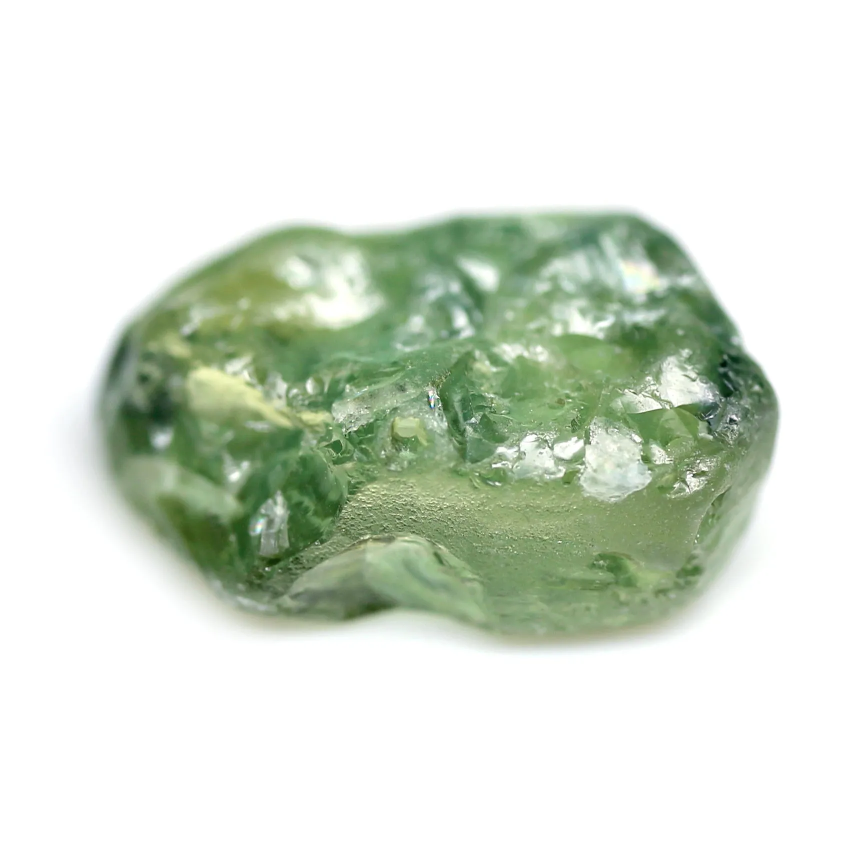 2.14ct Certified Natural Green Sapphire