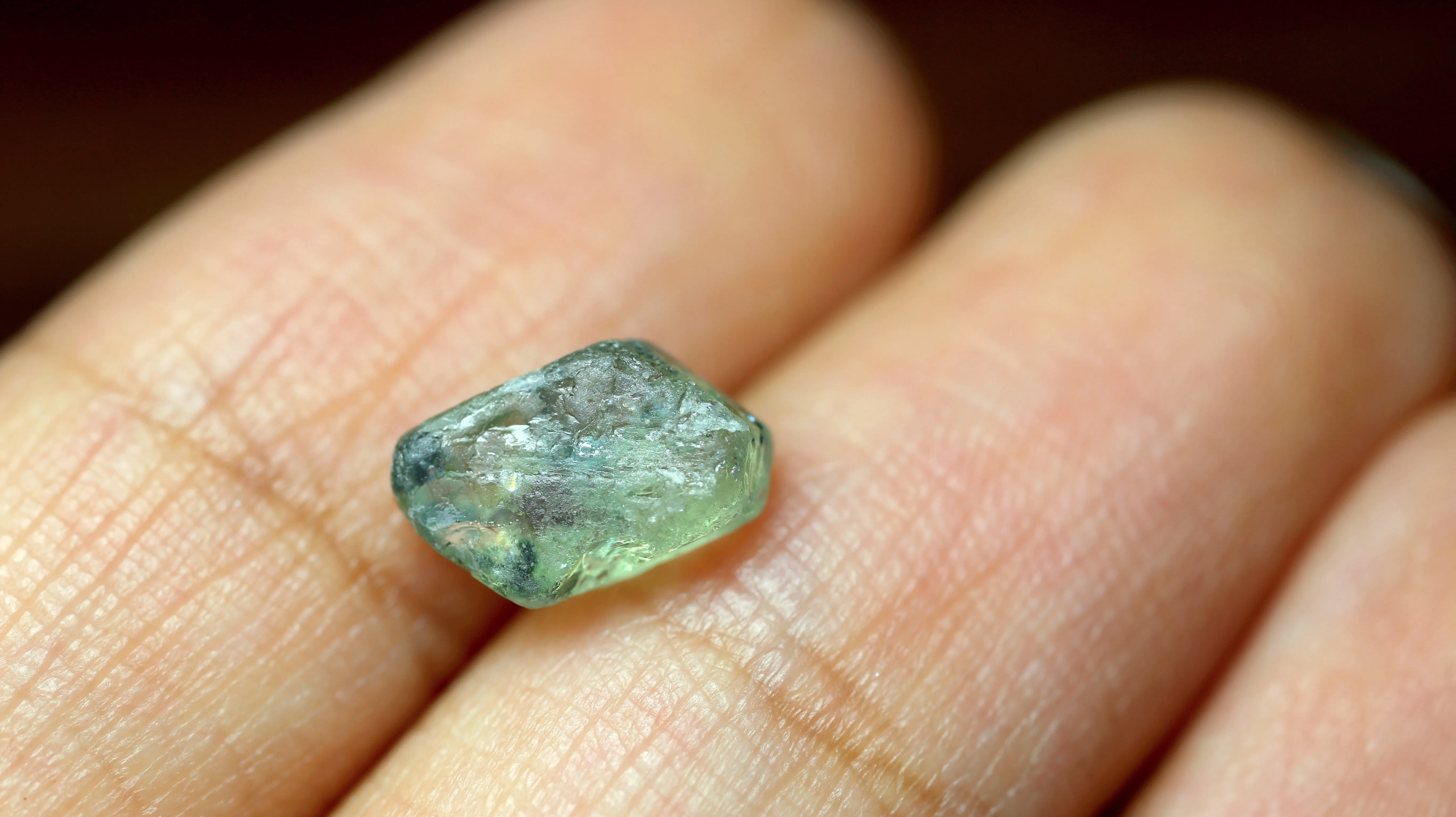 2.14ct Certified Natural Green Sapphire