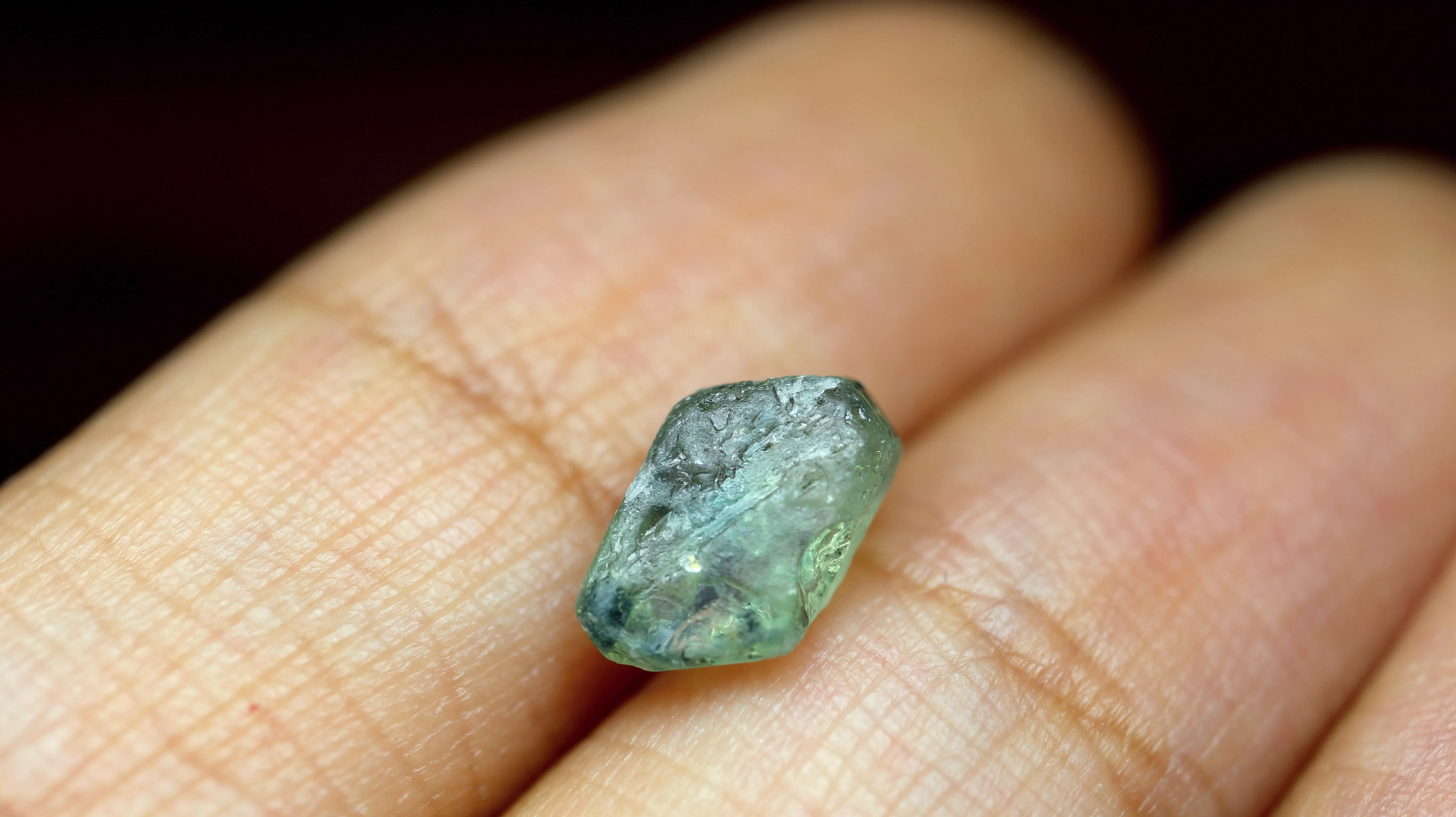 2.14ct Certified Natural Green Sapphire