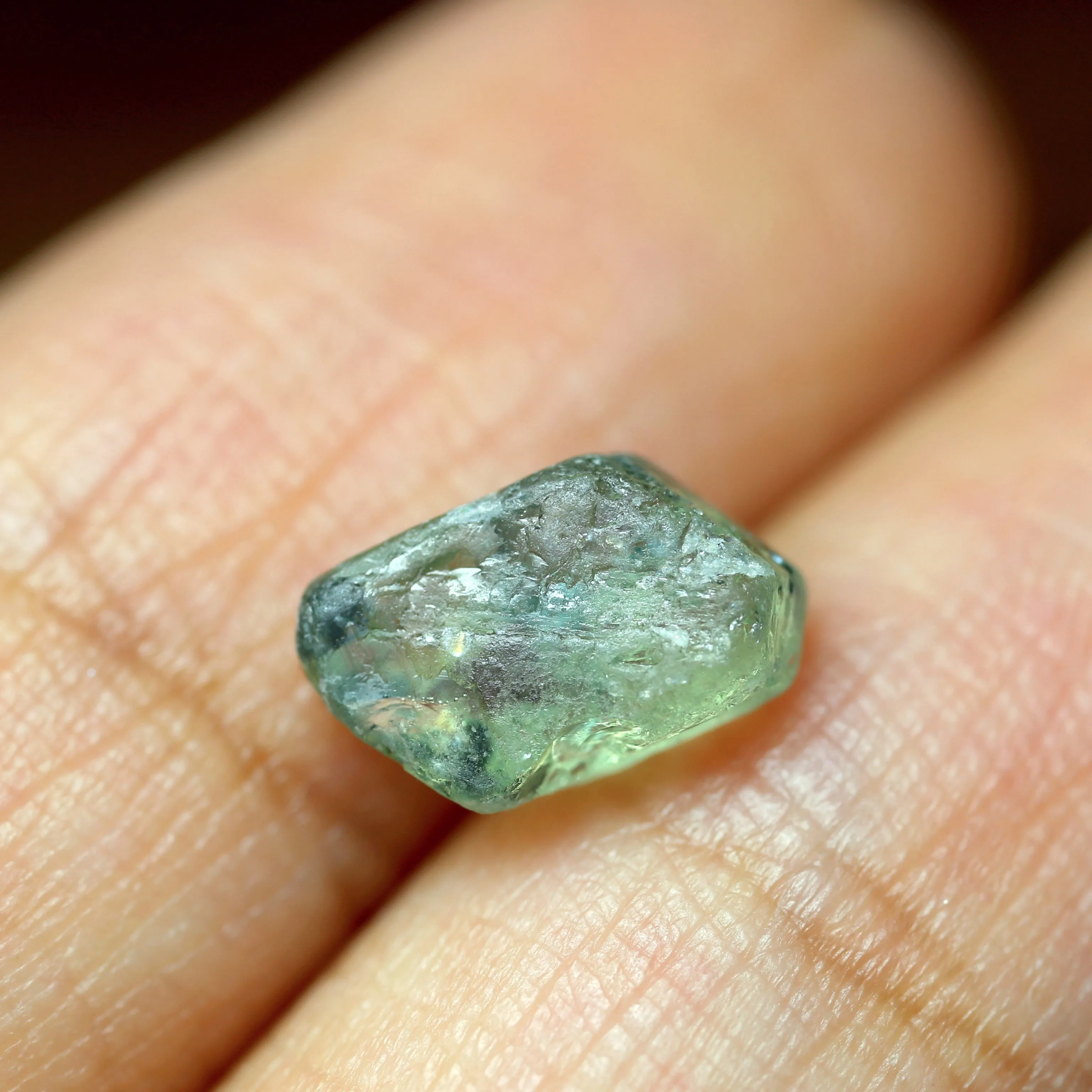2.14ct Certified Natural Green Sapphire