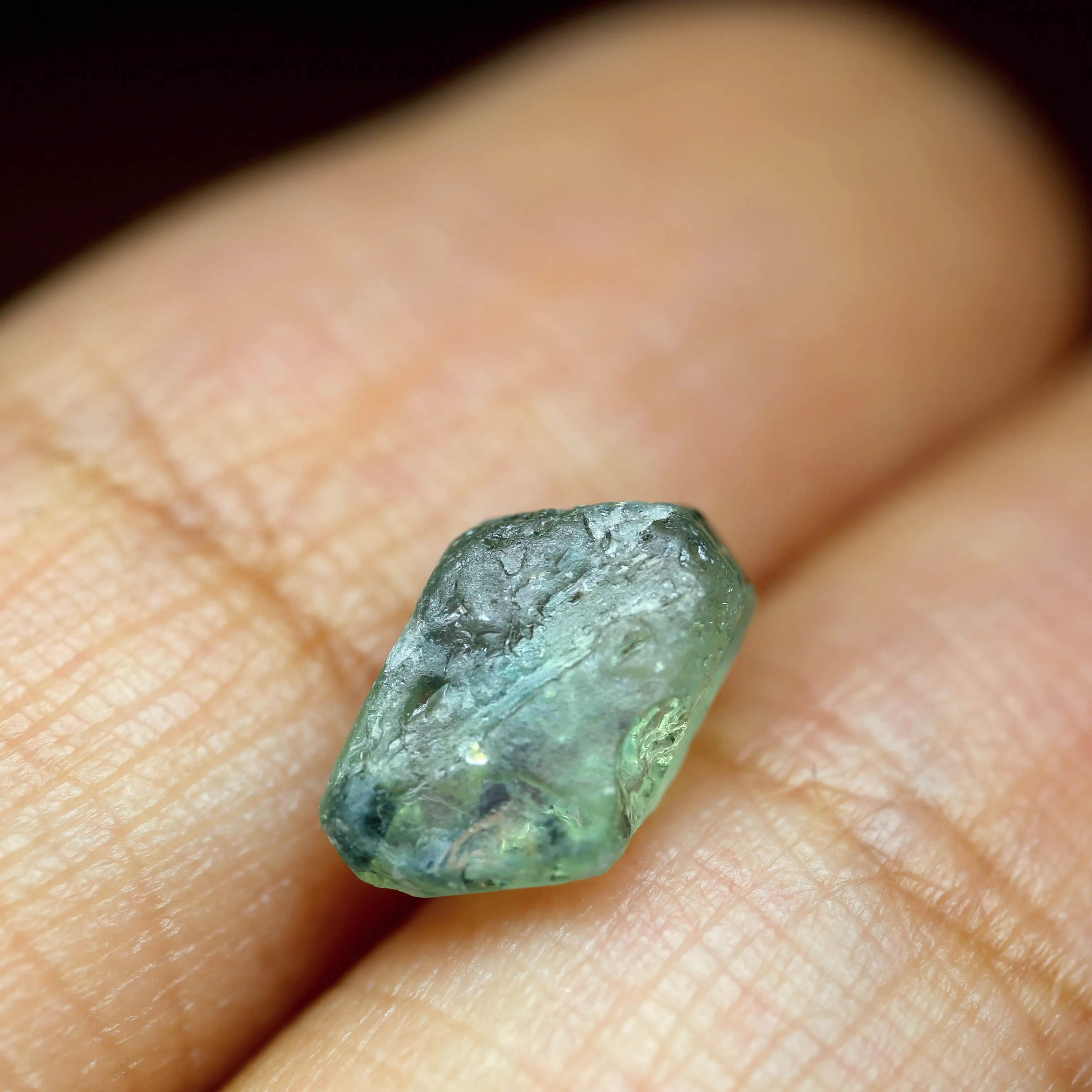 2.14ct Certified Natural Green Sapphire