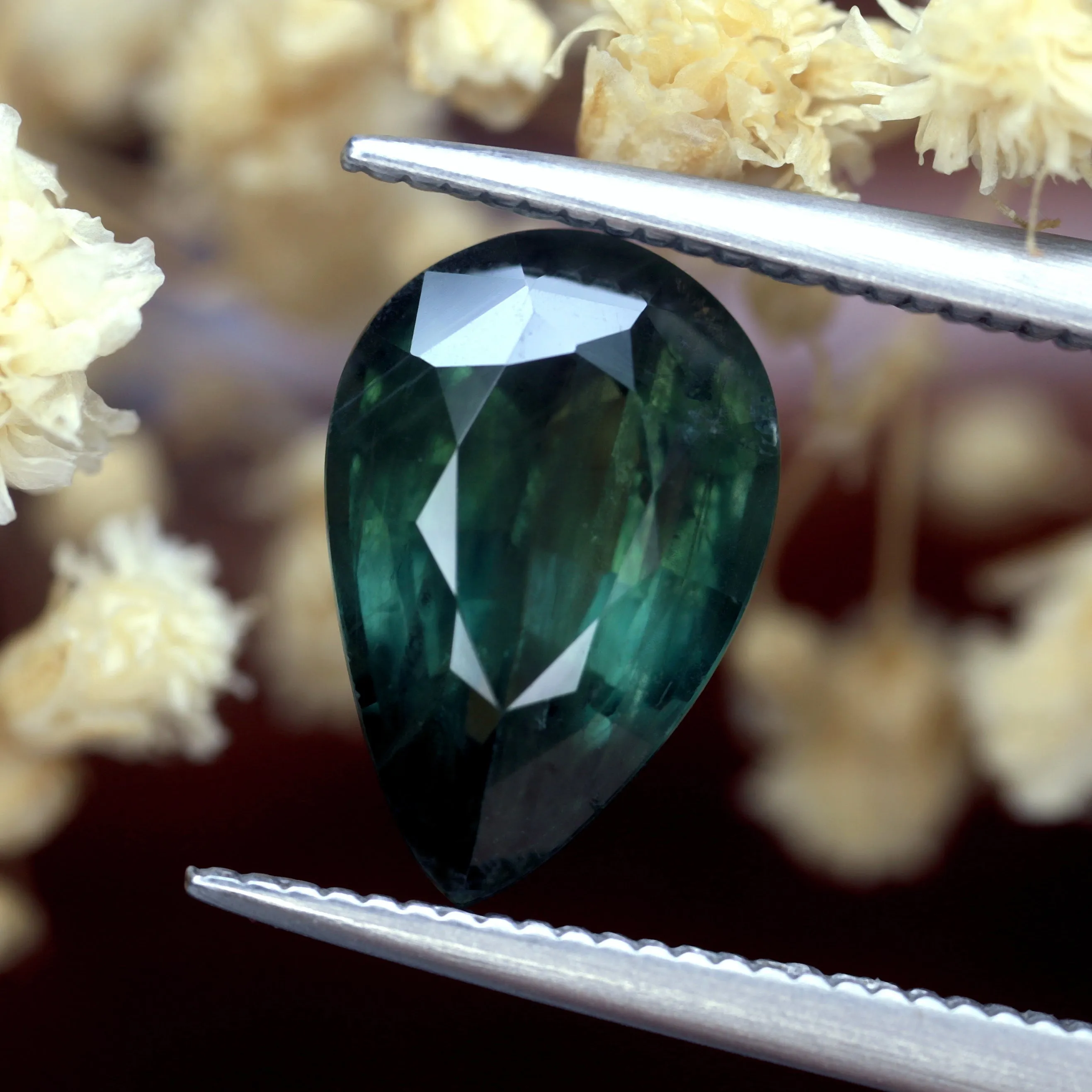 2.65ct Certified Natural Green Sapphire