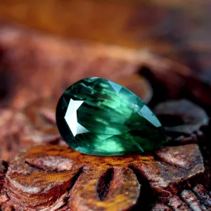 2.65ct Certified Natural Green Sapphire