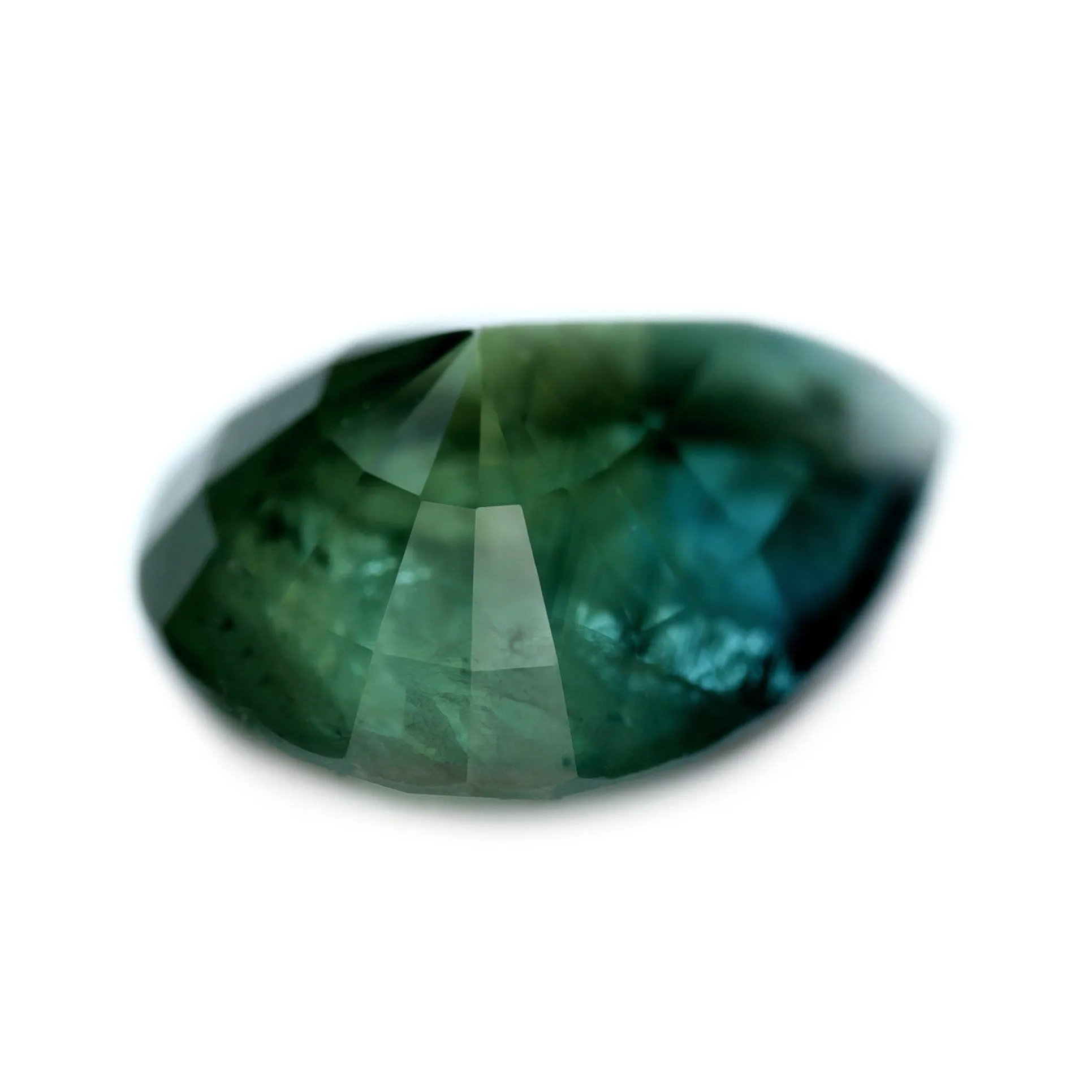 2.93ct Certified Natural Teal Sapphire