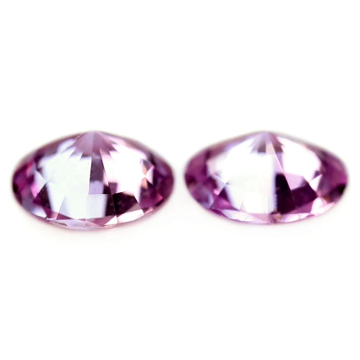 3.6mm Certified Natural Pink Sapphire Matching Pair