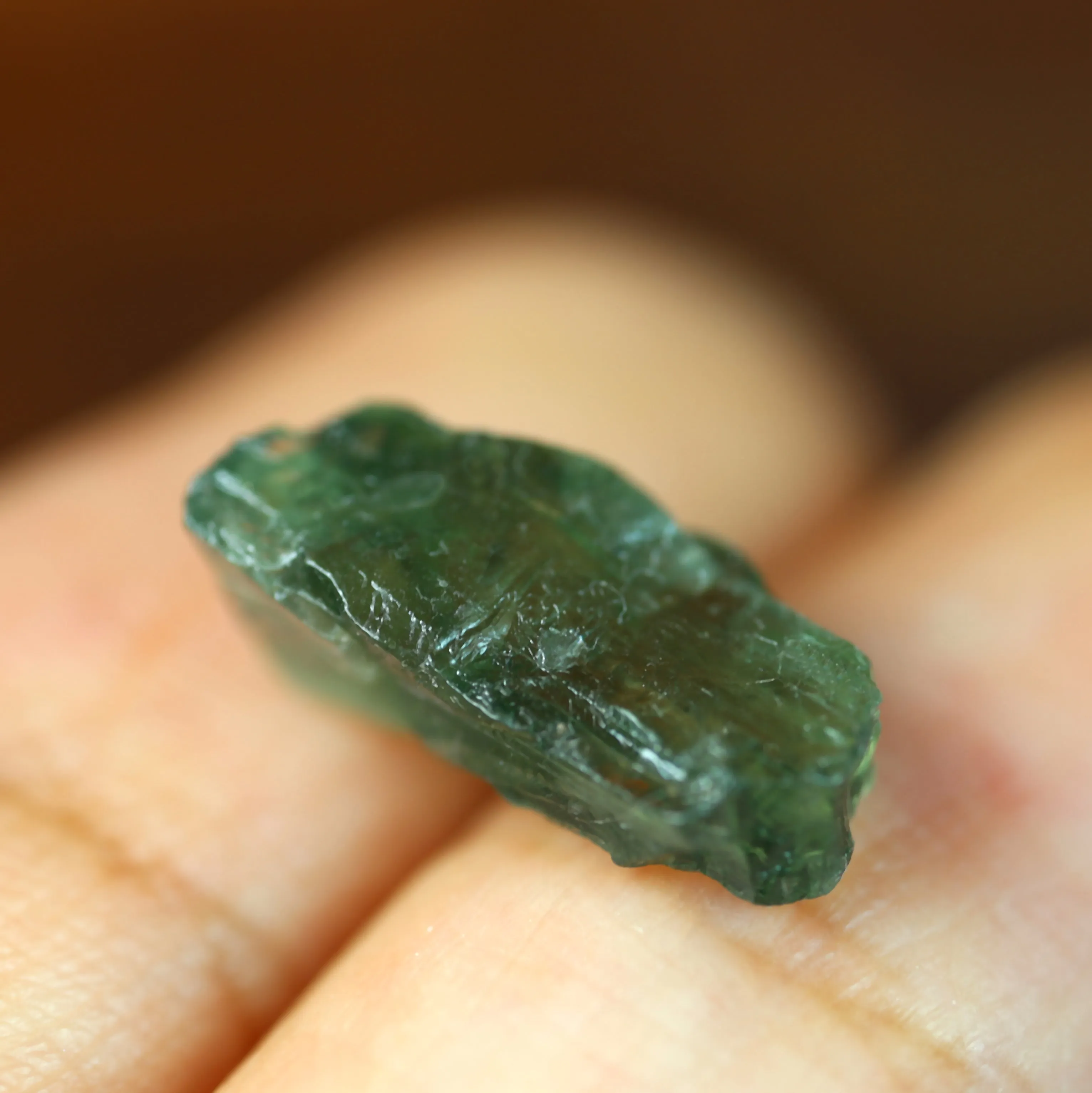 3.98ct Certified Natural Green Sapphire