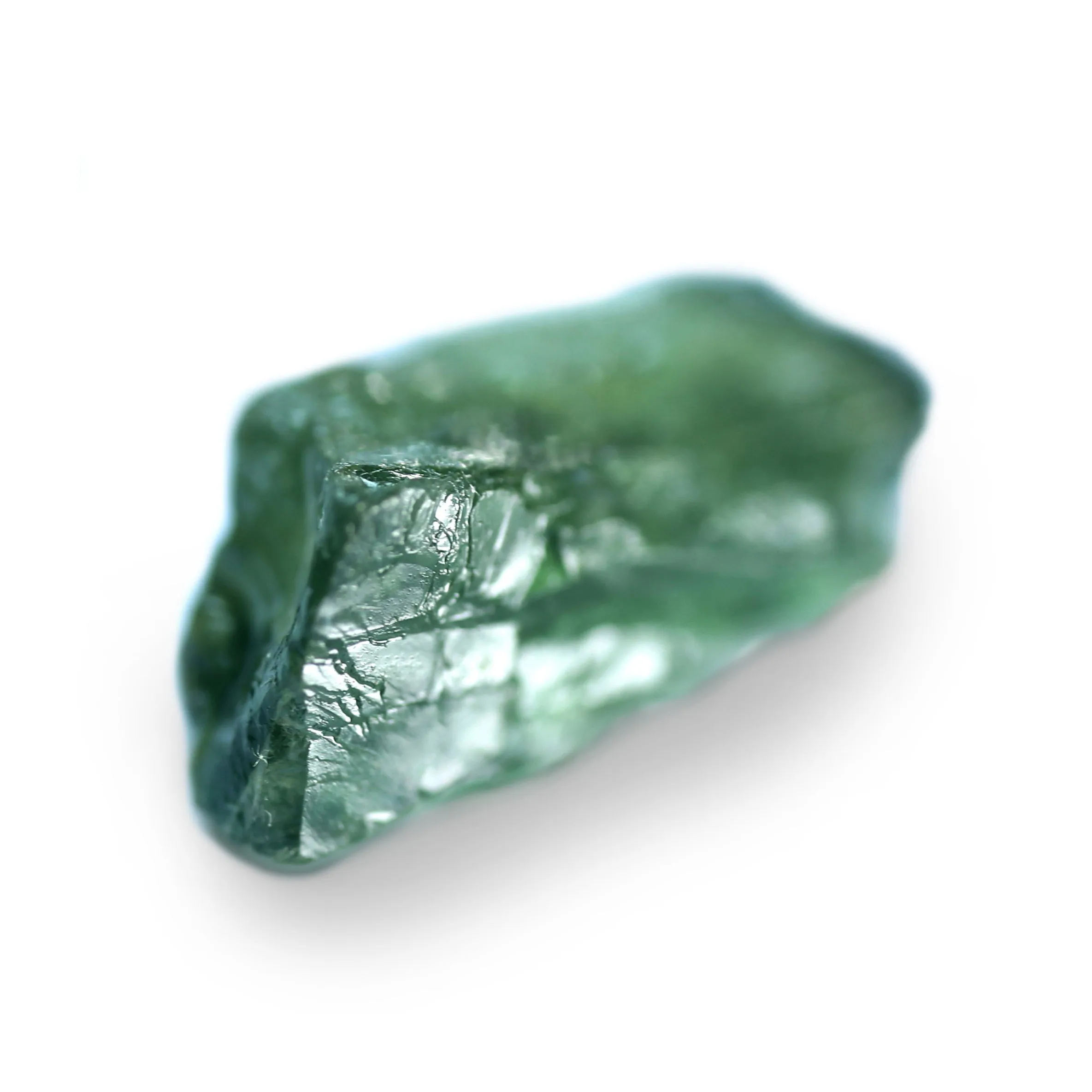 3.98ct Certified Natural Green Sapphire