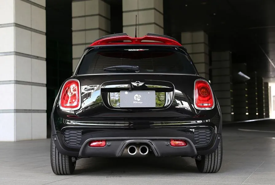 3D Design Mini F56 JCW Carbon Rear Diffuser