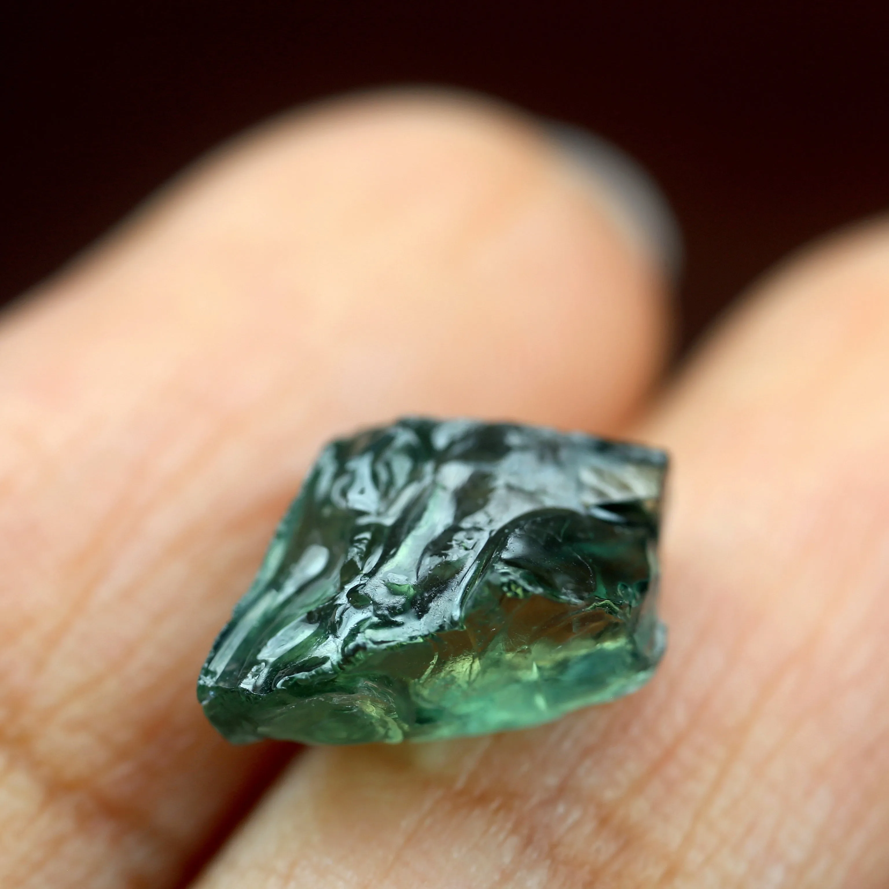 4.24ct Certified Natural Teal Sapphire