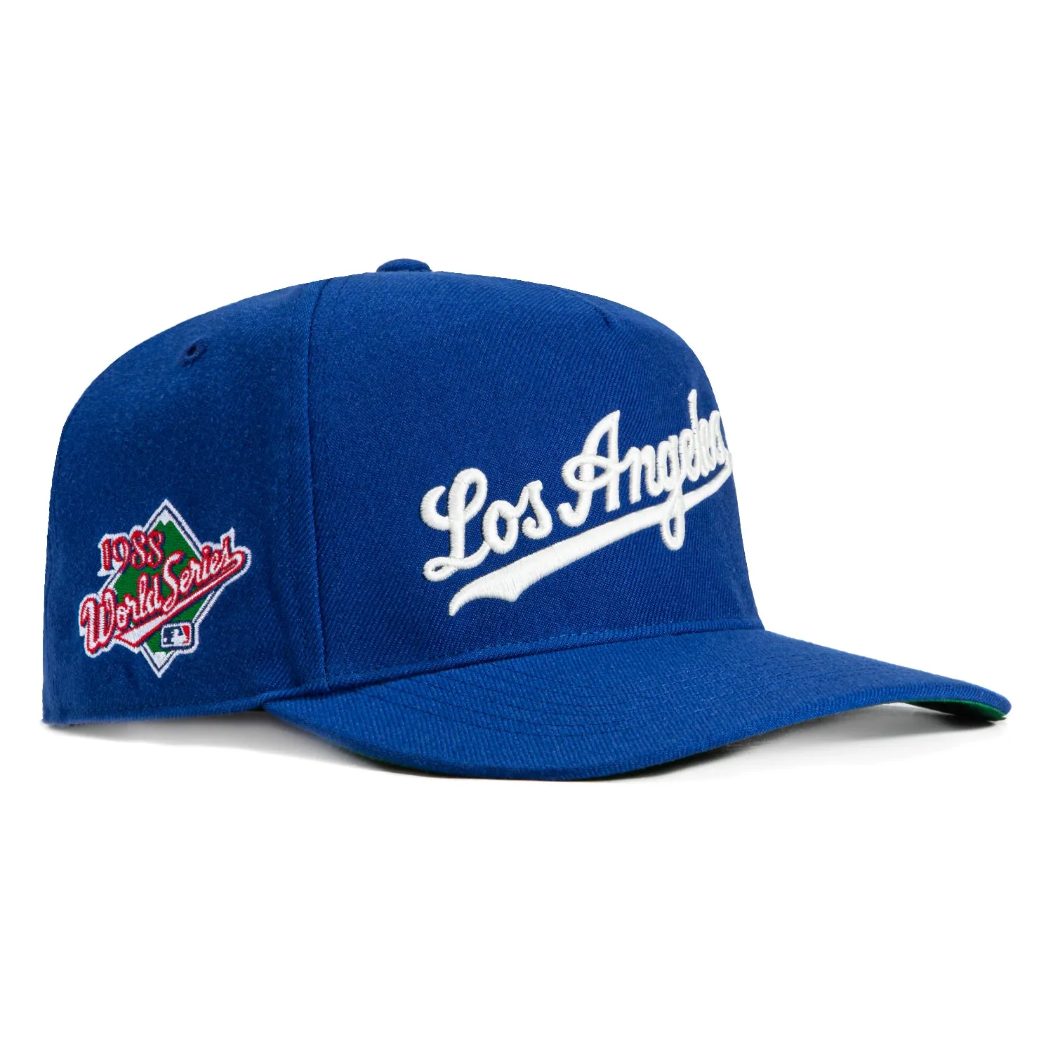 47 Brand Hitch Los Angeles Dodgers 1988 World Series Patch Snapback Script Hat - Royal