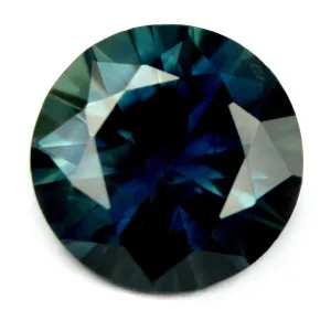 5.43 mm Certified Natural Teal Sapphire