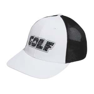 Adidas Golf Low-Profile Trucker Hat - White