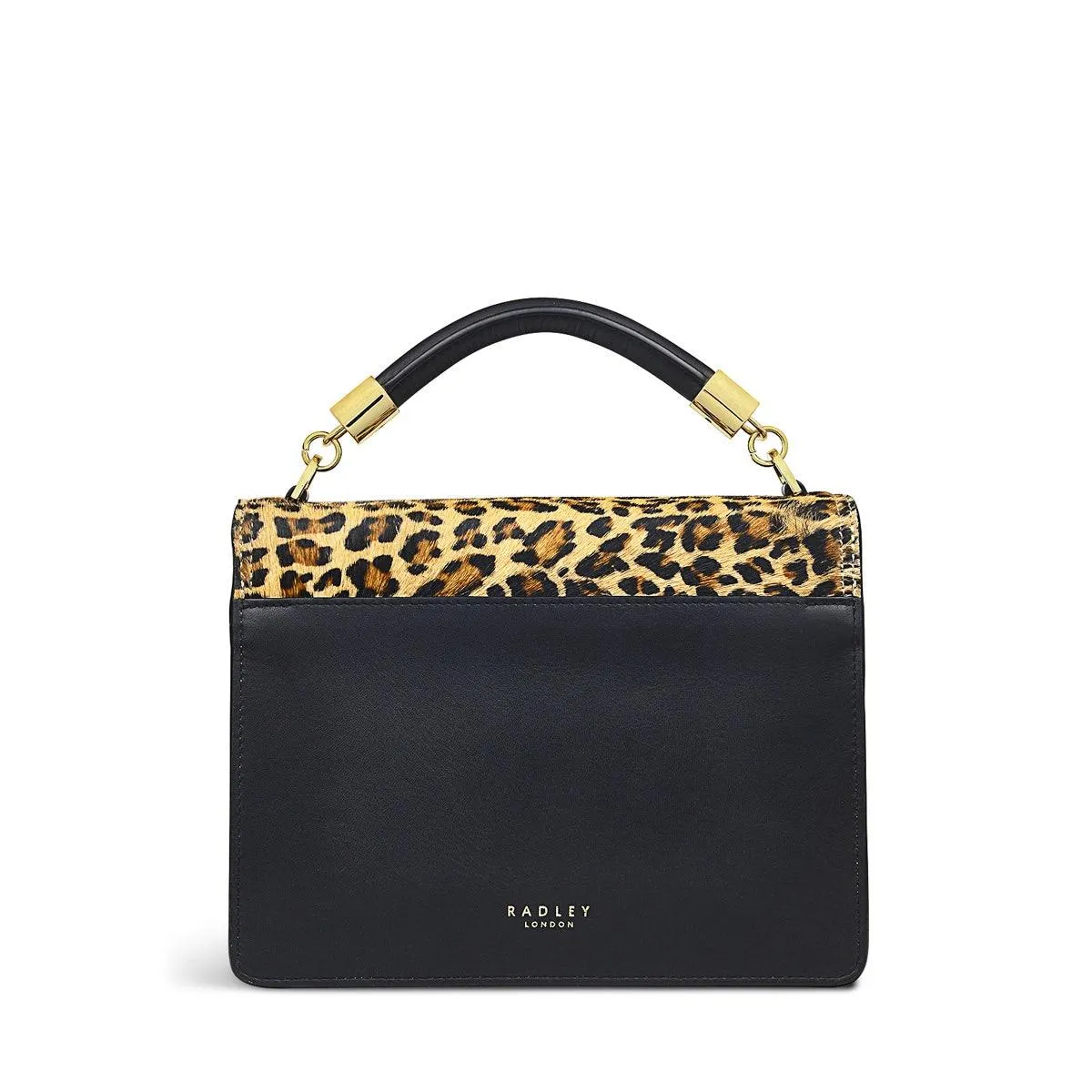 ADIE ROAD - FAUX LEOPARD - Small Flapover Cross Body