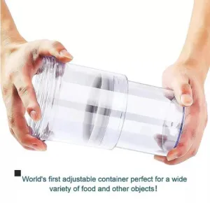 Adjustable Food Storage Container