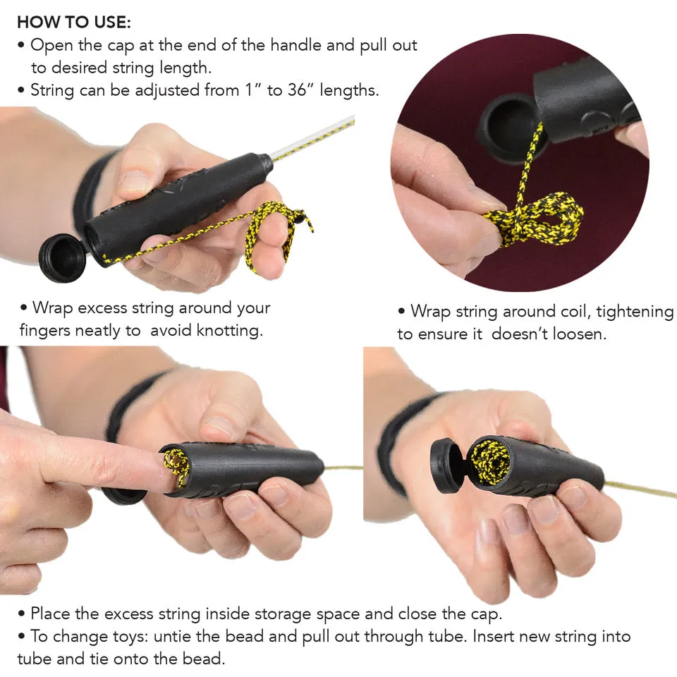Adjustable String Wand Toy - Mouse
