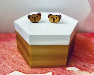 'Adorable Koalas' Mini Stud Earrings