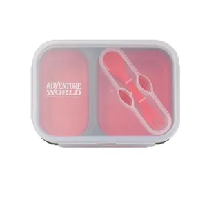 Adventure World Foldable Lunchbox (Red)