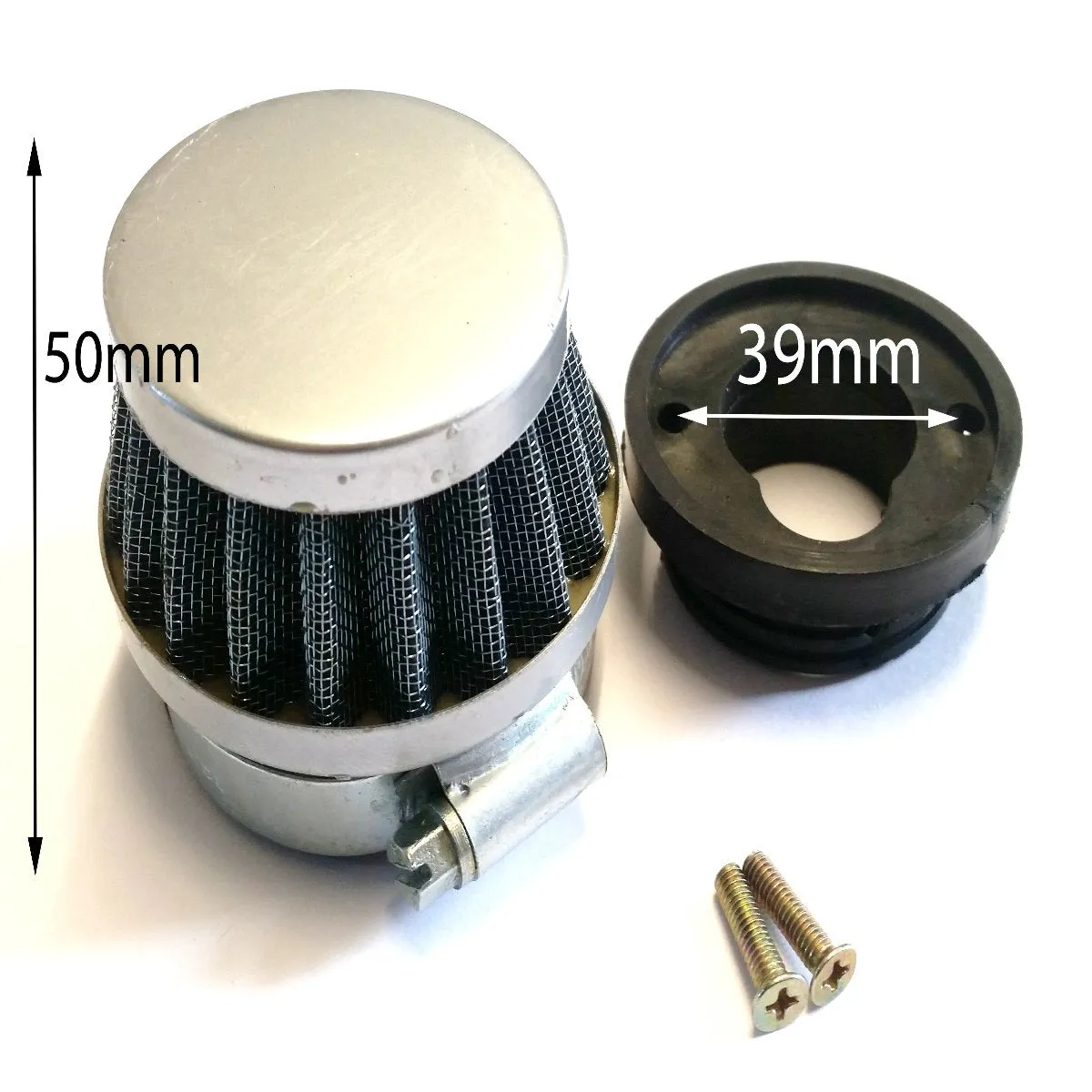 AF012 K&N STYLE AIR FILTER V STACK WITH SCREWS 44MM FOR MINI MOTO