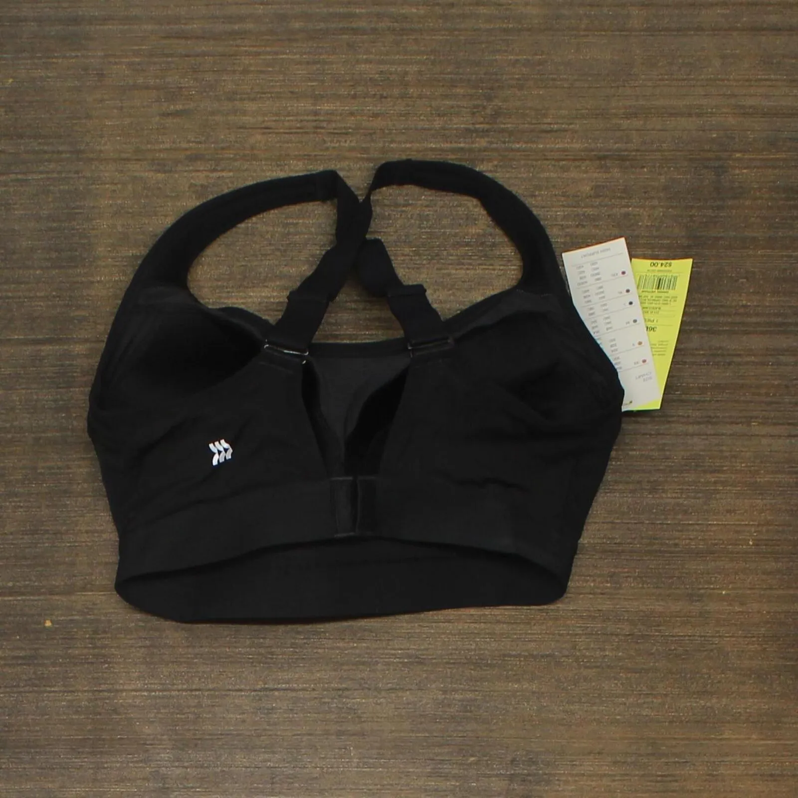 All in Motion Women's High Support Convertible Strap Bra 2LW89 Black 36DD