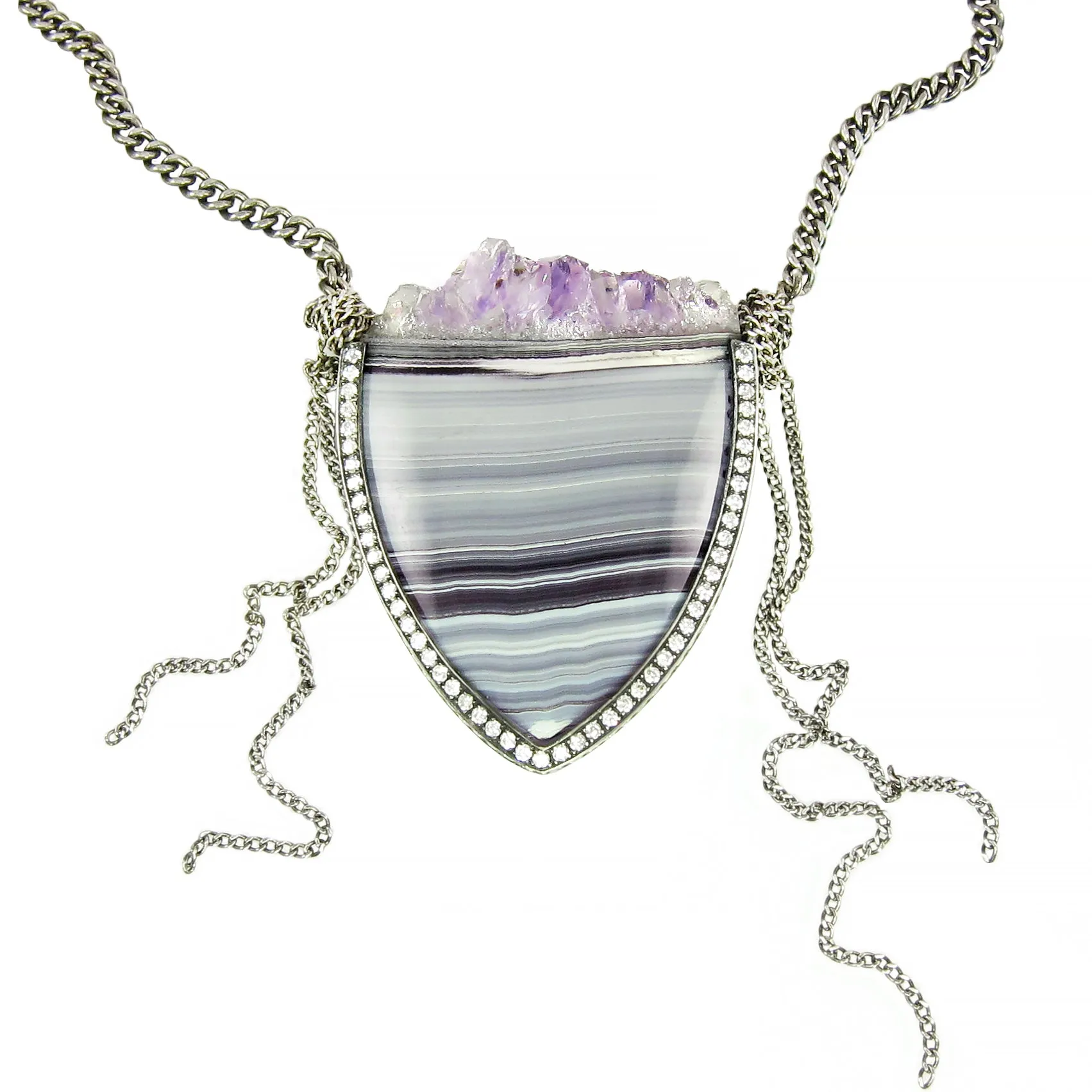 Amethyst Crystals in Matrix