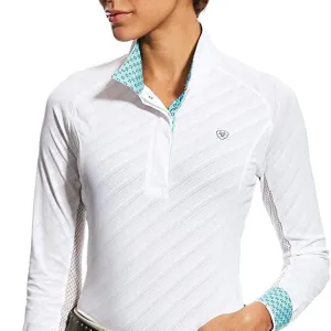 Ariat Women's Marquis Show Top White Mesh