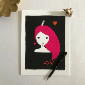 Aroha, Night - Love Series (Mini Print)