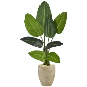 Artificial Banana Leaf Tree in Planter